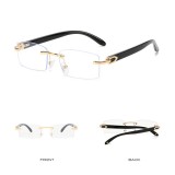 Ochelari vintage retro cu rama din lemn Stil clasic genCartier&nbsp;Ray&nbsp;ban