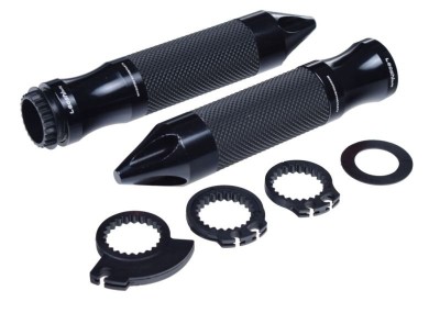 Set mansoane moto 653, culoare negru, cu capat Cod Produs: MX_NEW AW566027 foto