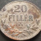 Moneda istorica 20 FILLER - UNGARIA, anul 1916 *cod 4651 = excelenta