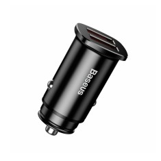 Incarcator auto Baseus Square 30W 2xUSB-A Quick Charge 3.0 Negru