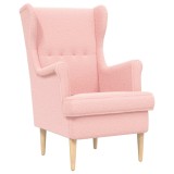 vidaXL fotoliu Roz țesătură 42029892