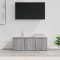 vidaXL Comodă TV, gri sonoma, 80x34x30 cm, lemn compozit