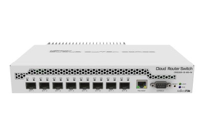 Management Switch 1 x Gigabit, 8 x SFP+ - Mikrotik CRS309-1G-8S+IN foto