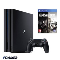Consola Sony Playstation 4 Pro Ps4 1tb + Controller + Tom Clancy&amp;#x2019;s Rainbow Six Siege PlayStation 4, Second-Hand