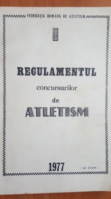 Regulamentul concursurilor de atletism foto