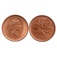 Canada 1999 - 1 cent, circulata
