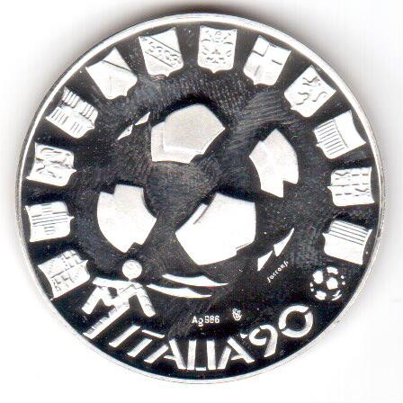 Medalie argint Seria Orasele ITALIA 1990 stadio Meaza Milano COPPA DEL MONDO