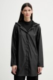 Rains geacă A-Line W Jacket W3 culoarea negru, de tranzitie, 18050