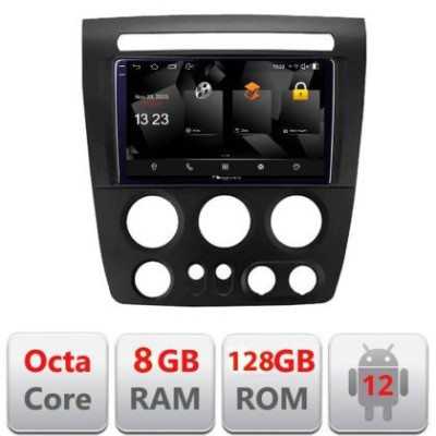 Navigatie Hummer H3 Android Octa Core Qualcomm 2K Qled 8+128 DTS DSP 360 4G Optical CarStore Technology foto