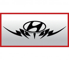 Sticker capota sau luneta - Hyundai foto