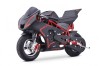 Motocicleta Electrica Copii NITRO E-Pocketbike Rocket VX 6, 800W, 36V, Rosu, 5-9 Ani, Garantie 24 Luni