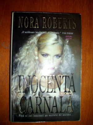 Inocenta carnala-Nora Roberts foto