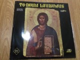 te deum laudamus coral barbatesc religios disc vinyl lp muzica corala religioasa