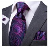 Set cravata + batista + butoni - matase - model 253