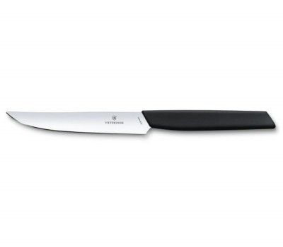Cutit Bucatarie Victorinox Swiss Modern Steak Knife, Lama 12cm, Negru foto