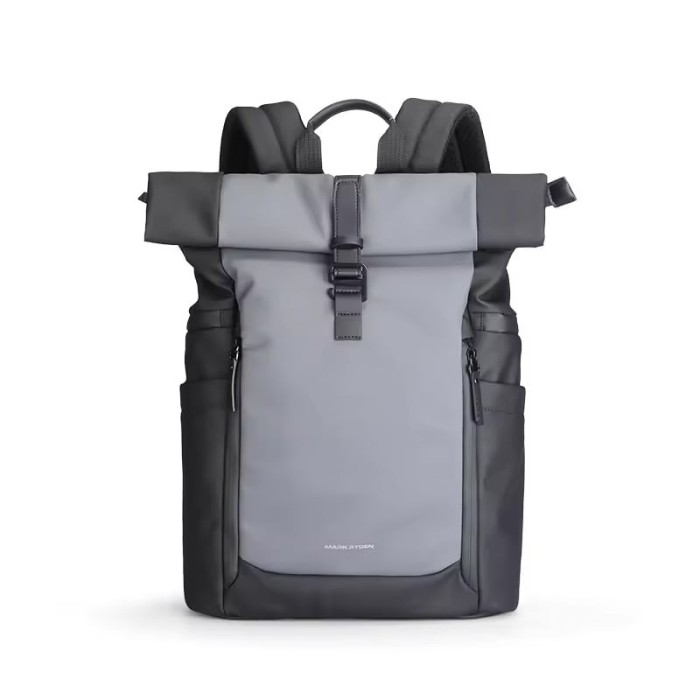 Rucsac usor Mark Ryden Smart , Laptop de 17.3, rezist la apa, 40 x 30 x 13 cm, gri