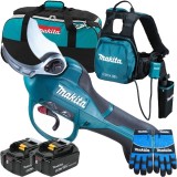 Makita DUP362PT2 - Foarfeca de gradina pentru crengi cu 2 acumulatori Li-Ion 18 V 5 Ah 33 mm accesorii