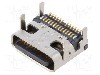 Conector USB C, versiune USB 3.2, orizontala, GCT - USB4081-03-A
