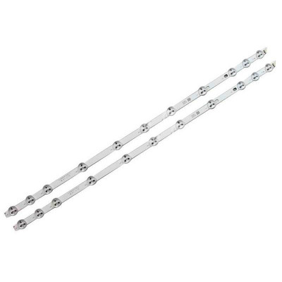 Set 2 barete led, Horizon, Finlux, Telefunken 32 inch, 2 cu 11 led-uri Calitate Premium , Banda Dubl foto