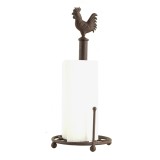 Cumpara ieftin Suport rola hartie bucatarie fier maro &Oslash; 18x43 cm