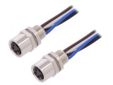 Conector M8 0,2m 4 PIN IP67 30V Mamă