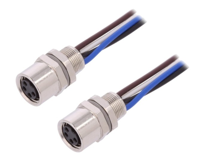 Conector M8 mamă IP67 4 pini