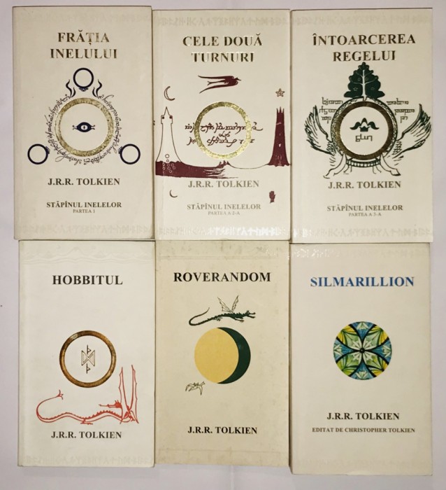 Set alb 2006: Stapanul Inelelor, Hobbitul, Silmarillion, Roverandom.