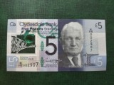 SCOTIA CLYDESDALE BANK 5 POUNDS 2016 UNC