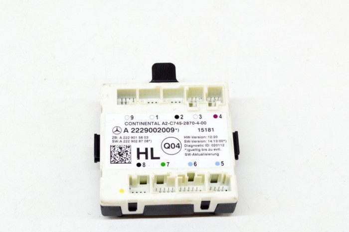 Modul de control ușă st&acirc;nga spate MERCEDES-BENZ C T-Model S205 2015 OEM: A2229015803,A2229028708,A2229002009,A2-C745-2870-4-00 12068911