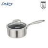 CASEROLA INOX+CAPAC 18X9CM,2L,TITANIUM3, Heinner
