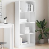 Cumpara ieftin Bibliotecă, alb, 57x28,5x141 cm, lemn prelucrat
