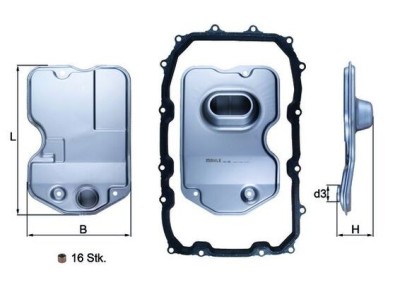 MAHLE HX 160KIT Filtru hidraulic, cutie de viteze automata foto