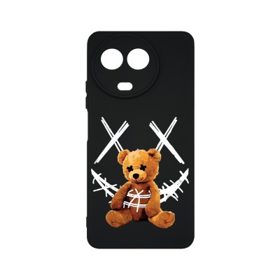 Husa BestCase&amp;reg; Premium Silicon, Compatibila Cu Realme 11 5G, 1.2MM Slim, Teddy foto