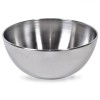 Bol Metalic, Rotund, Argintiu, Capacitate 1.8L, Oem