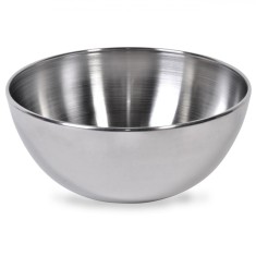 Bol Metalic, Rotund, Argintiu, Capacitate 1.8L