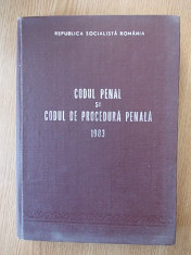 CODUL PENAL SI CODUL DE PROCEDURA PENALA 1983 foto