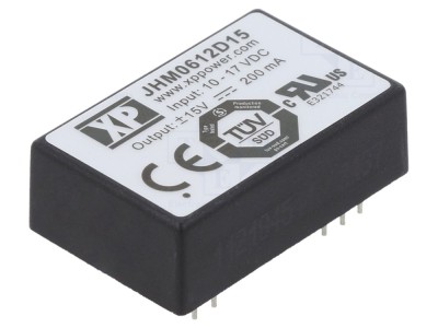Convertor DC/DC 6W 15V/-15V THT foto