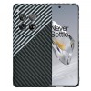 Husa pentru OnePlus 12, Techsuit, Carbonite FiberShell, Neagra Gri