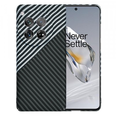 Husa pentru OnePlus 12, Techsuit, Carbonite FiberShell, Gri foto