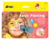 Trusa make-up pictura fata cu sabloane incluse - sase culori non-alergice - flori si fluturi, Avenir