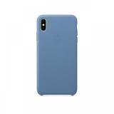 Husa Original iPhone XS Max Apple Leather Cornflower