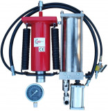 Set reconditionare presa hidraulica pneumatica 50Tone cu pompa cilindru manometru (MT50T-SET-AIR), Carmax