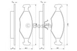 Set placute frana,frana disc FIAT PALIO (178BX) (1996 - 2016) BOSCH 0 986 424 514