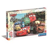 Cumpara ieftin Puzzle Maxi - Disney Cars, 24 Piese, 62x42 cm, SuperColor