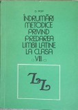INDRUMARI METODICE PRIVIND PREDAREA LIMBII LATINE LA CLASA A VIII-A-D. POP-242030