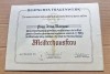 G136-Diploma 1943 Femeia Gospodina germana-In slujba familiei si a poporului.