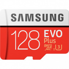 Card de memorie Samsung 128GB Micro-SDXC EVO Plus, Class 10, UHS-I U3 + adaptor SD foto