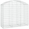 Cos gabion arcuit, 150x50x120/140 cm, fier galvanizat