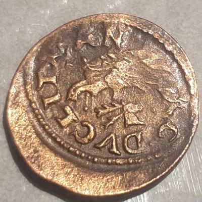 Polonia Lituania 1 schilling / Szelag (1649-68) ce eroare batut dublu di ambele părți Ioan Cazimir foto