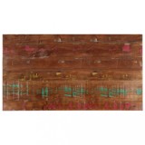 VidaXL Blat de masă, 100x60x1,5cm, dreptunghiular, lemn masiv reciclat